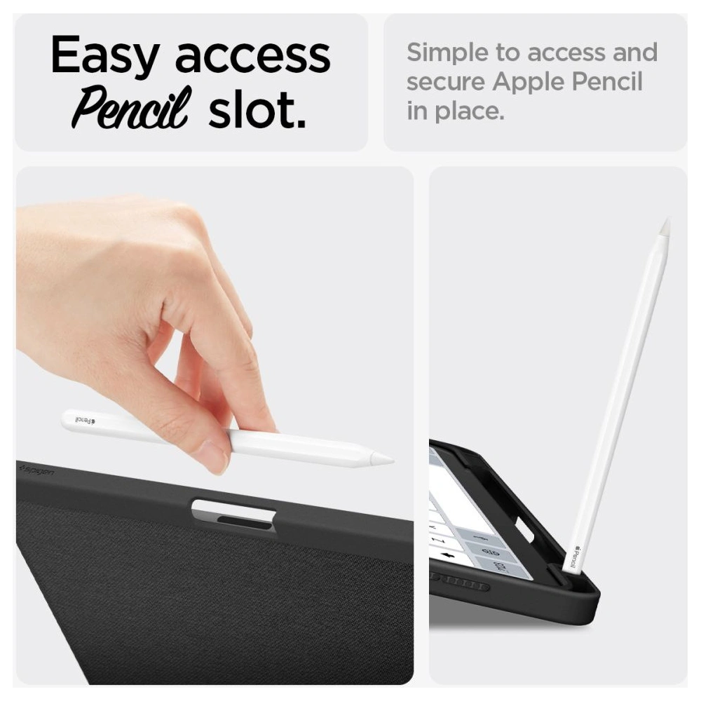 Wholesale Spigen Urban Fit Apple iPad Air 10.9 2020/2022 (4, 5 gen) / iPad Air 11 2024 (6 gen) black - SPN3413 - {ean13} - Hurt