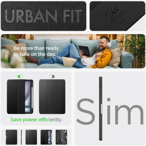 Hurtownia GSM - Etui Spigen Urban Fit Apple iPad Air 10.9 2020/2022 (4. a 5. generace) / iPad Air 11 2024 (6. generace) černé - SPN3413 - {ean13} - Hurt