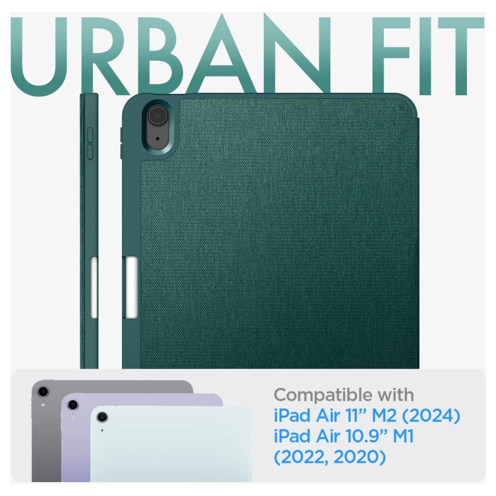 Hurtownia GSM - Case Spigen Urban Fit Apple iPad Air 10.9 2020/2022 (4. und 5. Generation) / iPad Air 11 2024 (6. Generation) Mitternachtsgrün - SPN3414 - {ean13} - Hurt