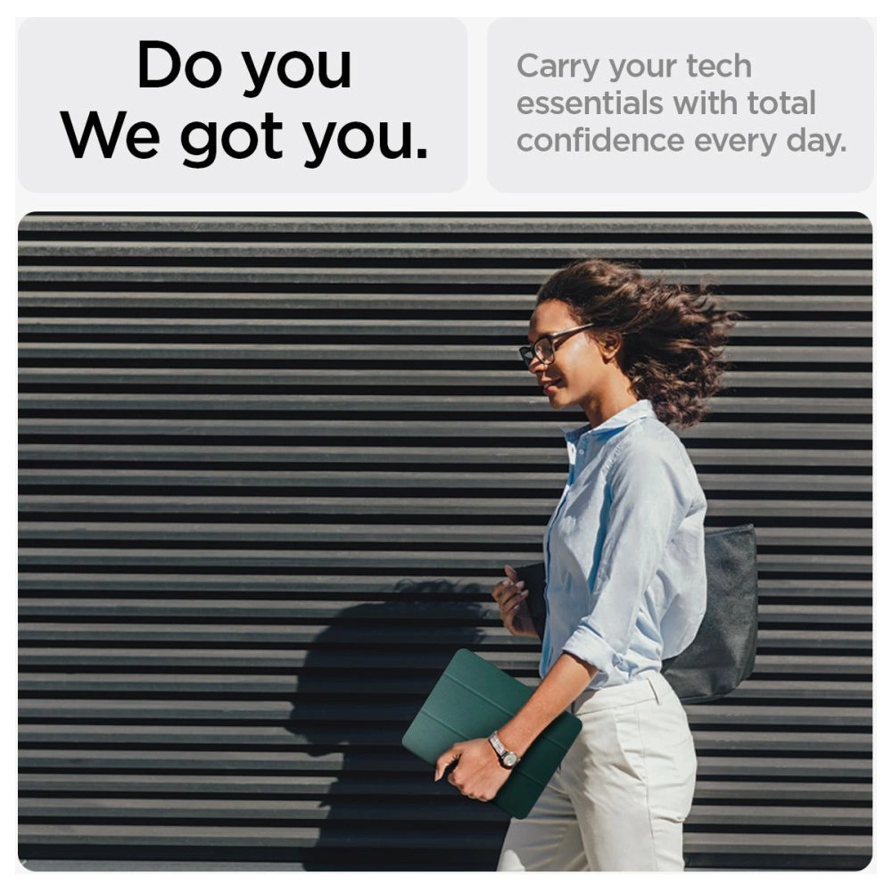Hurtownia GSM - Etui Spigen Urban Fit Apple iPad Air 10.9 2020/2022 (4. a 5. generace) / iPad Air 11 2024 (6. generace) midnight green - SPN3414 - {ean13} - Hurt