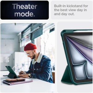 Hurtownia GSM - Etui Spigen Urban Fit Apple iPad Air 10.9 2020/2022 (4. a 5. generace) / iPad Air 11 2024 (6. generace) midnight green - SPN3414 - {ean13} - Hurt