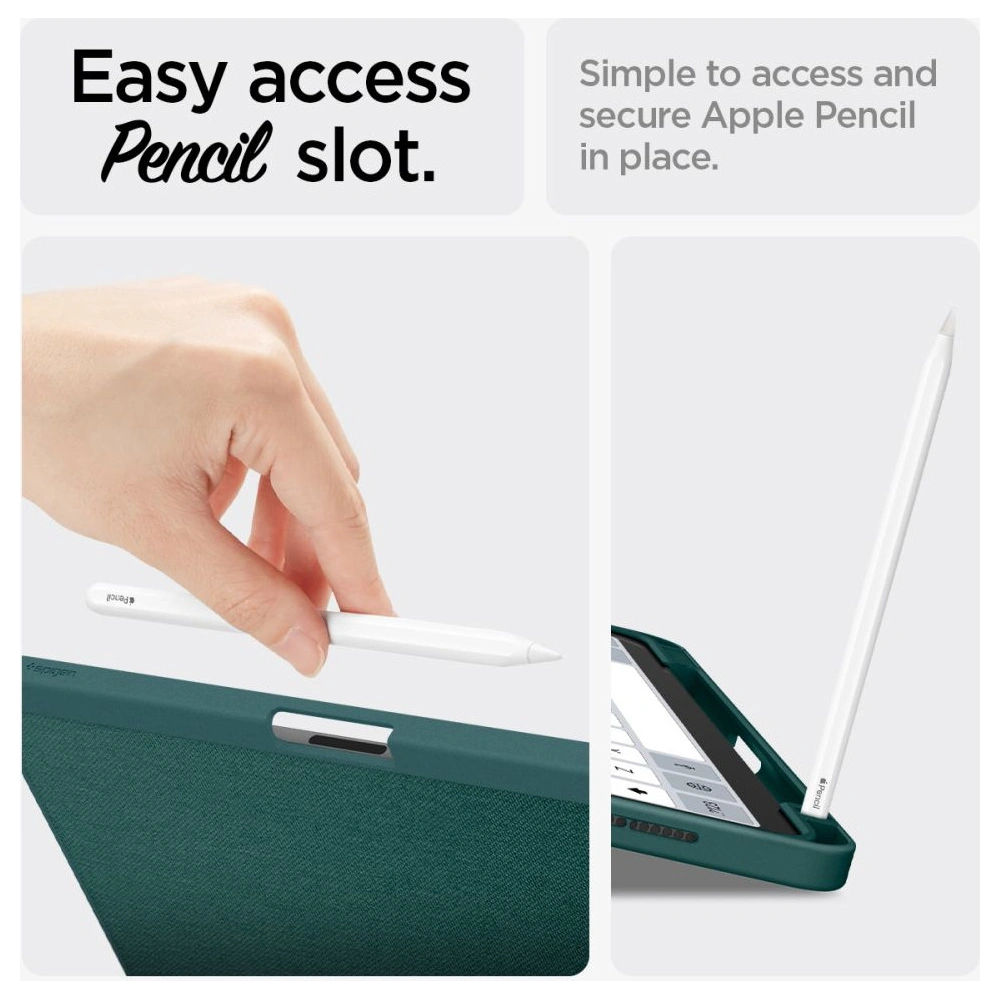Wholesale Spigen Urban Fit Apple iPad Air 10.9 2020/2022 (4, 5 gen) / iPad Air 11 2024 (6 gen) midnight green - SPN3414 - {ean13} - Hurt