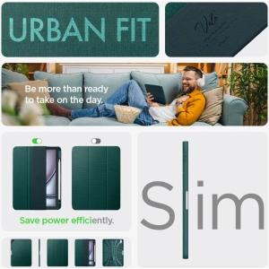 Hurtownia GSM - Etui Spigen Urban Fit Apple iPad Air 10.9 2020/2022 (4. a 5. generace) / iPad Air 11 2024 (6. generace) midnight green - SPN3414 - {ean13} - Hurt