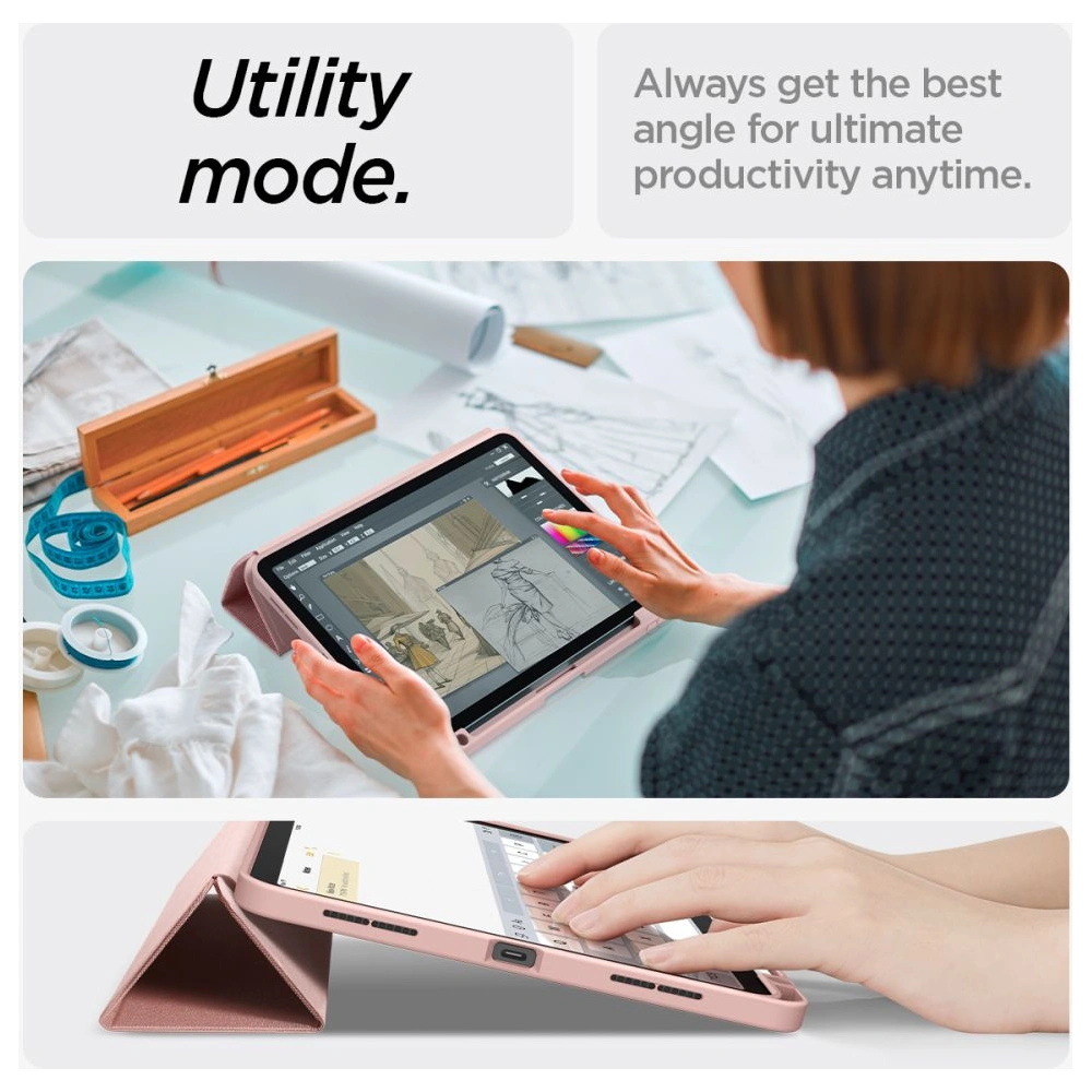 Wholesale Spigen Urban Fit Apple iPad Air 10.9 2020/2022 (4, 5 gen) / iPad Air 11 2024 (6 gen) rose gold - SPN3415 - {ean13} - Hurt