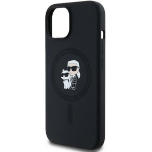 Hurtownia GSM - Case Karl Lagerfeld KLHMP15SSCMKCRHK Apple iPhone 15 / 14 / 13 Hardcase Silikon Karl & Choupette MagSafe schwarz/black - KLD2029 - {ean13} - Hurt