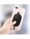 Wholesale Baseus Microfiber Wireless Charging Receiver QI Receiver with Lightning Plug Black - BSU676 - {ean13} - Hurt