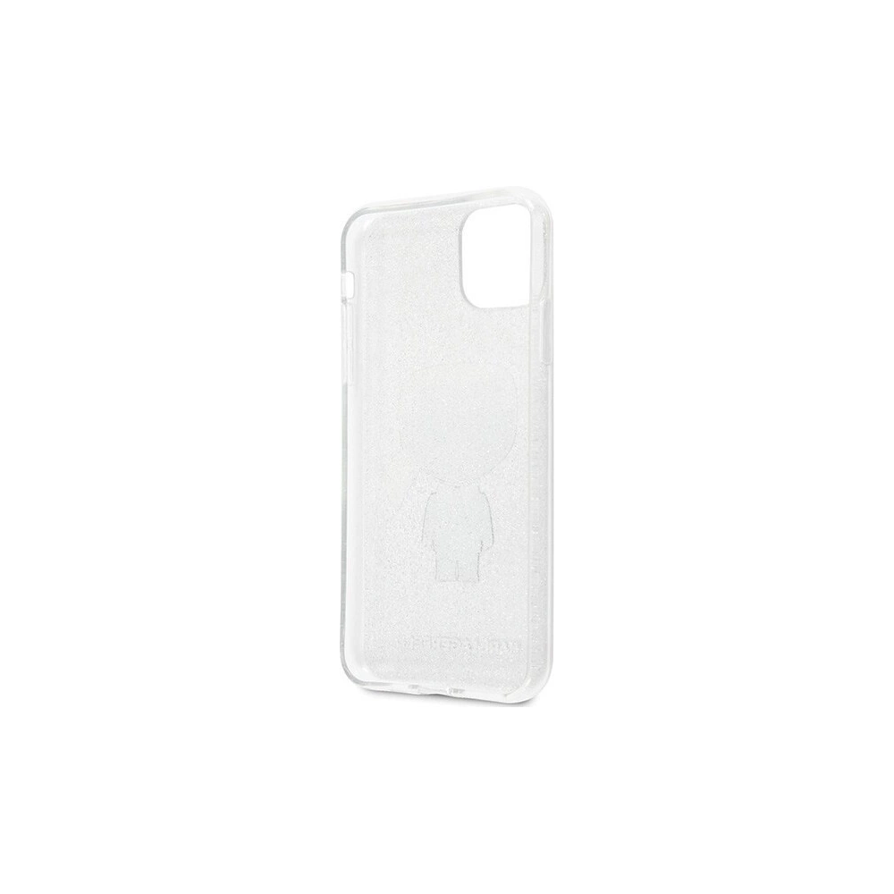Hurtownia GSM - Karl Lagerfeld KLHCN65TPUTRIKSL iPhone 11 Pro Max srebrny/silver Glitter Ikonik Karl - KLD183SLV - {ean13} - Hurt