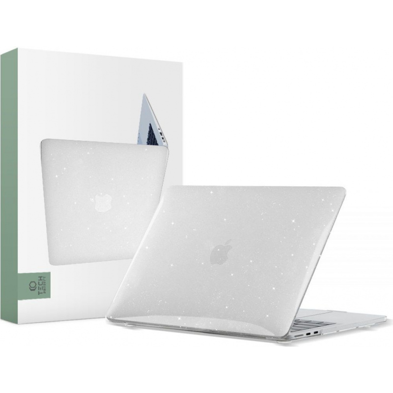 Tech-Protect Distributor - 9589046924095 - OT-663 - [OUTLET] Tech-Protect Smartshell Apple MacBook Air 13 2022-2023 Glitter Clear - B2B homescreen