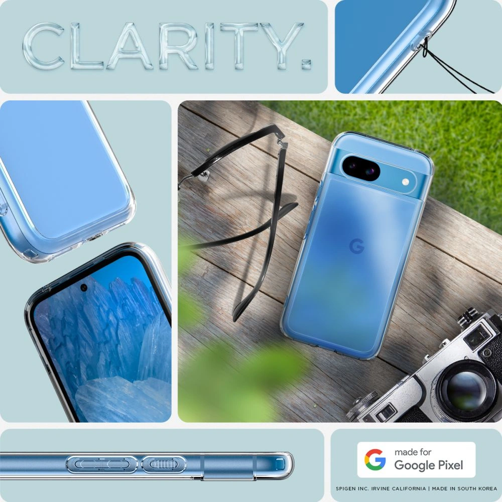Hurtownia GSM - [OUTLET] Case Spigen Ultra Hybrid Google Pixel 8a Crystal Clear - OT-667 - {ean13} - Hurt