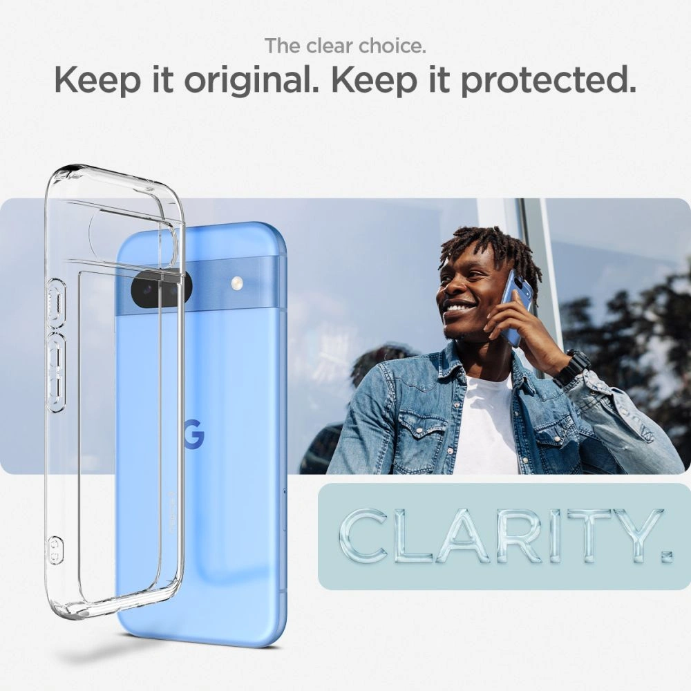 Hurtownia GSM - [OUTLET] Case Spigen Ultra Hybrid Google Pixel 8a Crystal Clear - OT-667 - {ean13} - Hurt