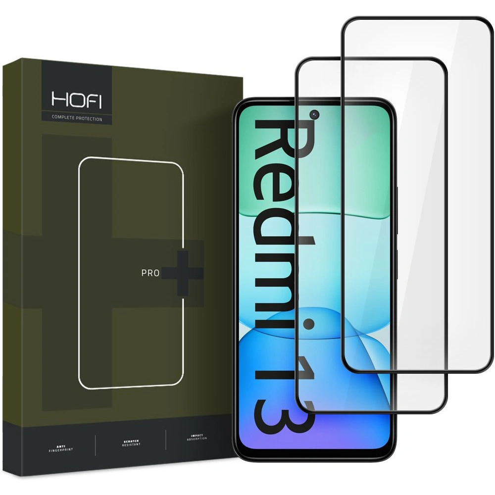 Wholesale Hofi Glass Pro+ Xiaomi Redmi 13 Black [2 PACK] - HOFI504 - {ean13} - Hurt