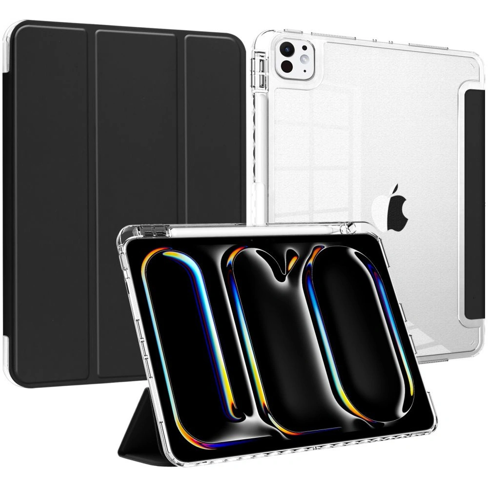 Hurtownia GSM - Etui Tech-protect SmartCase Pen Hybrid Apple iPad Pro 11" 2024 (5. generációs) fekete/tiszta - THP2834 - {ean13} - Hurt