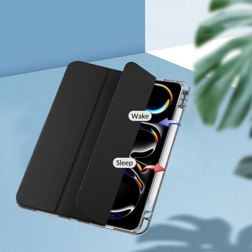 Etui Tech-protect SmartCase Pen Hybrid Apple iPad Pro 11" 2024 (5. generacji) black/clear