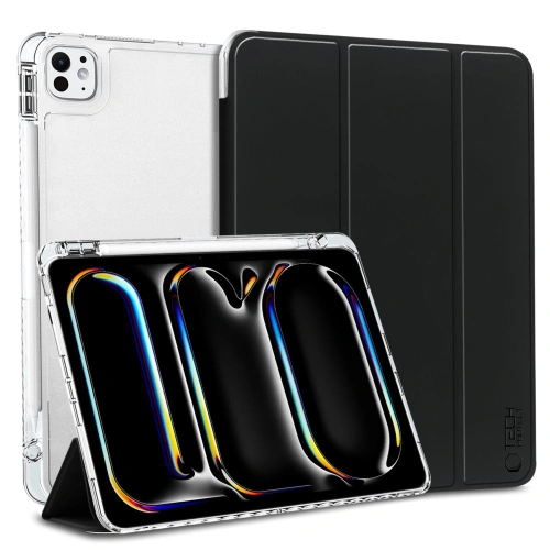 Etui Tech-protect SmartCase Pen Hybrid Apple iPad Pro 13" 2024 (7. generacji) black/clear