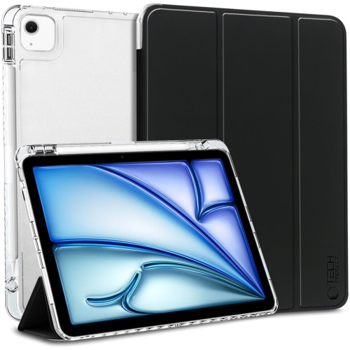 Tech-Protect Distributor - 5906302308644 - THP2837 - Tech-protect SmartCase Pen Hybrid Apple iPad Air 13" 2024 (6 gen) black/clear - B2B homescreen