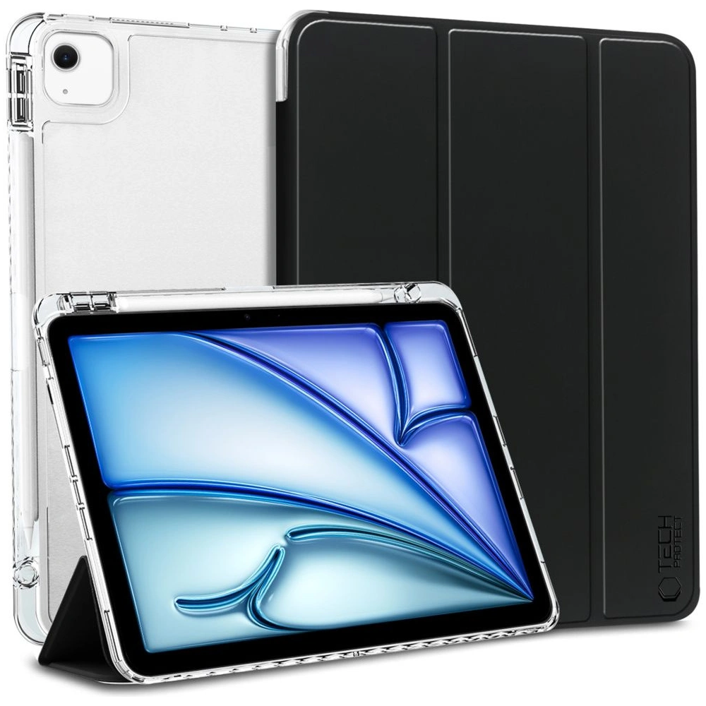 Hurtownia GSM - Etui Tech-protect SmartCase Pen Hybrid Apple iPad Air 13" 2024 (6. generacji) black/clear - THP2837 - {ean13} - Hurt