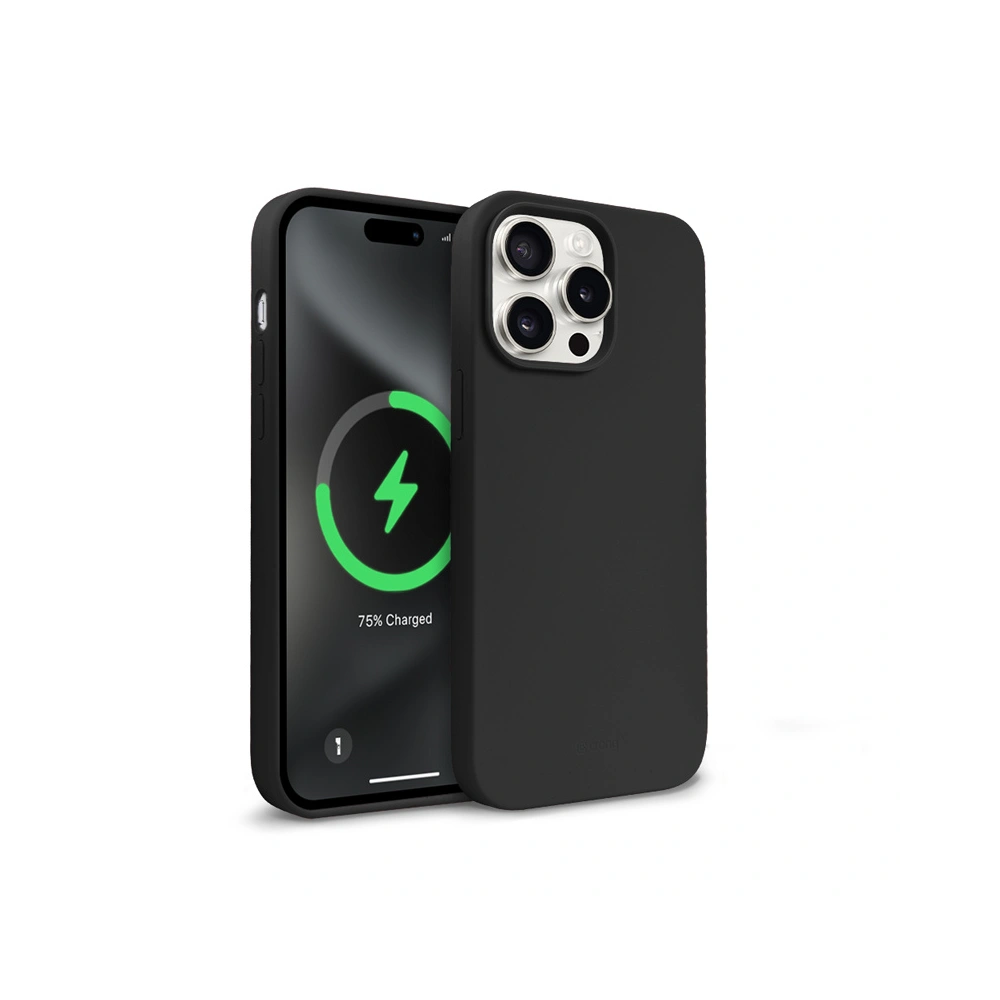 Wholesale Crong Color Cover Magnetic Apple iPhone 15 Pro MagSafe black - CRG750 - {ean13} - Hurt