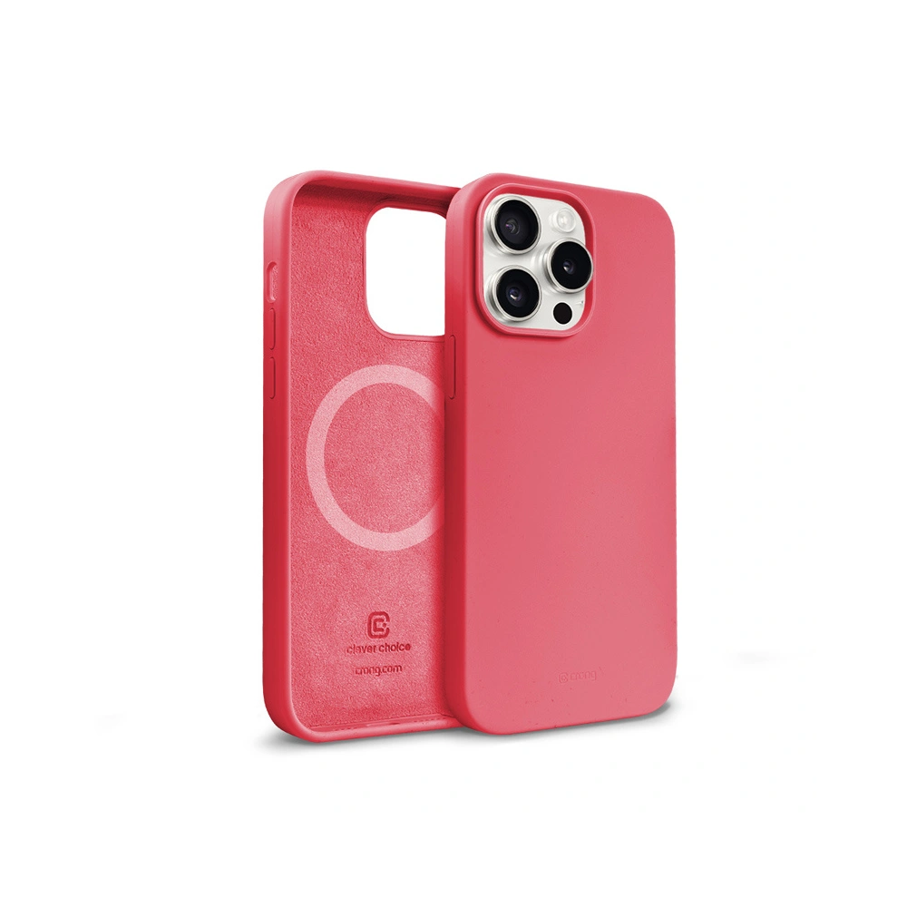 Hurtownia GSM - Etui Crong Color Cover Magnetic Apple iPhone 15 Pro MagSafe růžový - CRG751 - {ean13} - Hurt