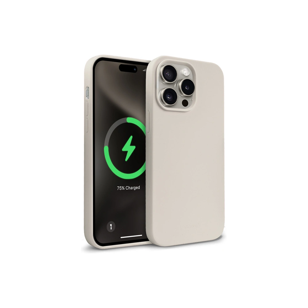 Hurtownia GSM - Etui Crong Color Cover Magnetic Apple iPhone 15 Pro MagSafe piatră bej - CRG752 - {ean13} - Hurt