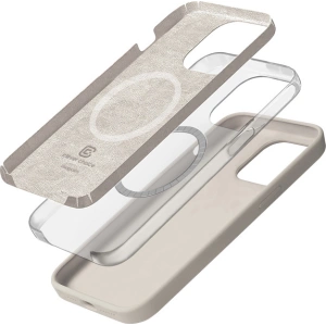 Hurtownia GSM - Etui Crong Color Cover Magnetic Apple iPhone 15 Pro MagSafe kamienny beż - CRG752 - {ean13} - Hurt