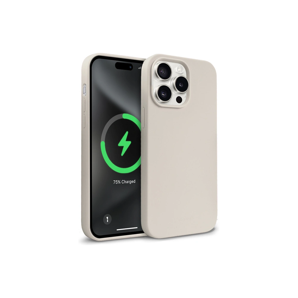 Hurtownia GSM - Etui Crong Color Cover Magnetic Apple iPhone 15 Pro MagSafe piatră bej - CRG752 - {ean13} - Hurt