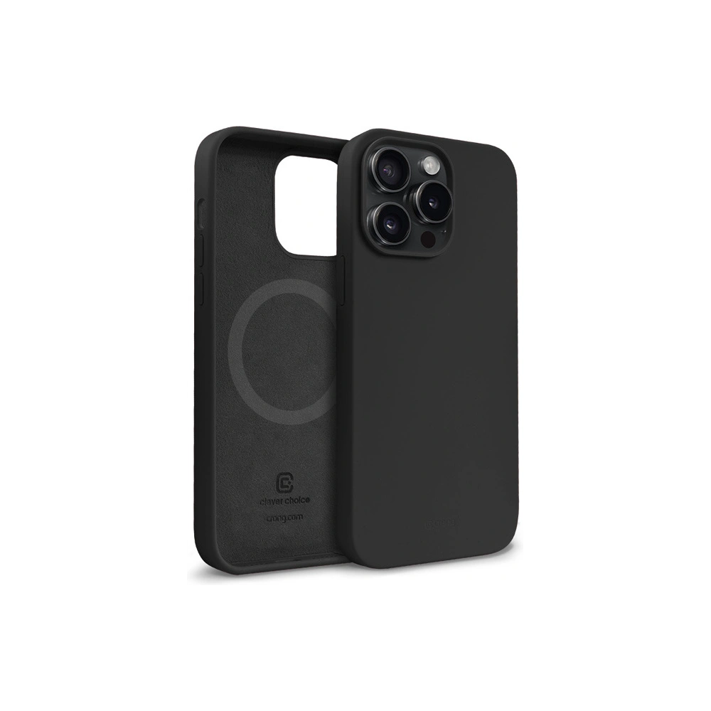 Wholesale Crong Color Cover Magnetic Apple iPhone 15 Pro Max MagSafe black - CRG754 - {ean13} - Hurt