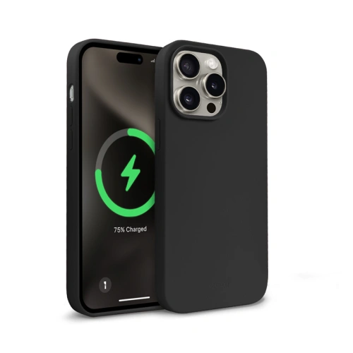 Etui Crong Color Cover Magnetic Apple iPhone 15 Pro Max MagSafe czarny