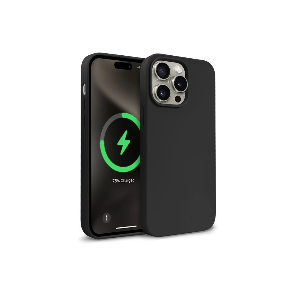 Hurtownia GSM - Case Crong Farbcover Magnetisch Apple iPhone 15 Pro Max MagSafe schwarz - CRG754 - {ean13} - Hurt