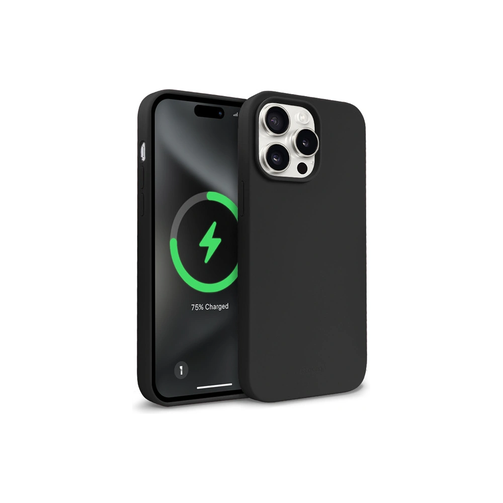 Hurtownia GSM - Case Crong Farbcover Magnetisch Apple iPhone 15 Pro Max MagSafe schwarz - CRG754 - {ean13} - Hurt
