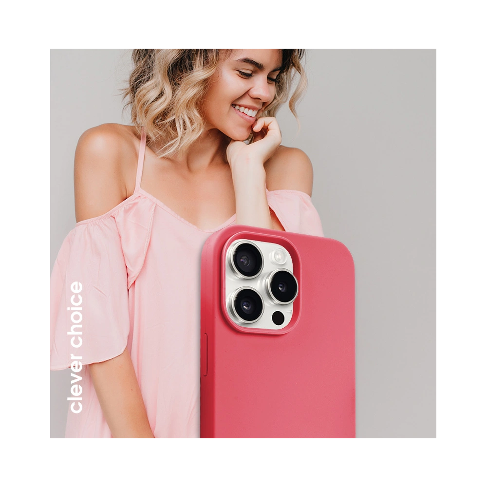 Hurtownia GSM - Case Crong Farbcover Magnetisch Apple iPhone 15 Pro Max MagSafe rosa - CRG755 - {ean13} - Hurt