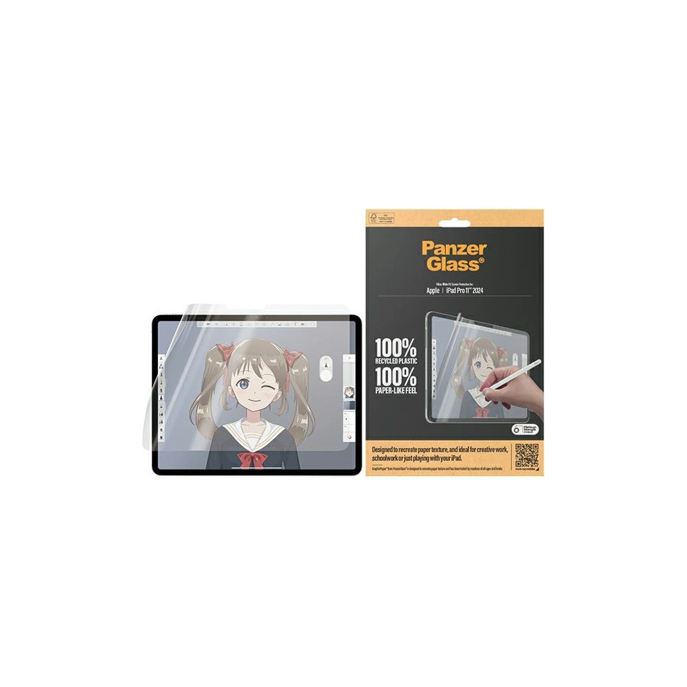 Hurtownia GSM - Folia matowa PanzerGlass GraphicPaper Apple iPad Pro 11" 2024 (5. generacji) Ultra-Wide-Fit Screen Protection - PZG645 - {ean13} - Hurt