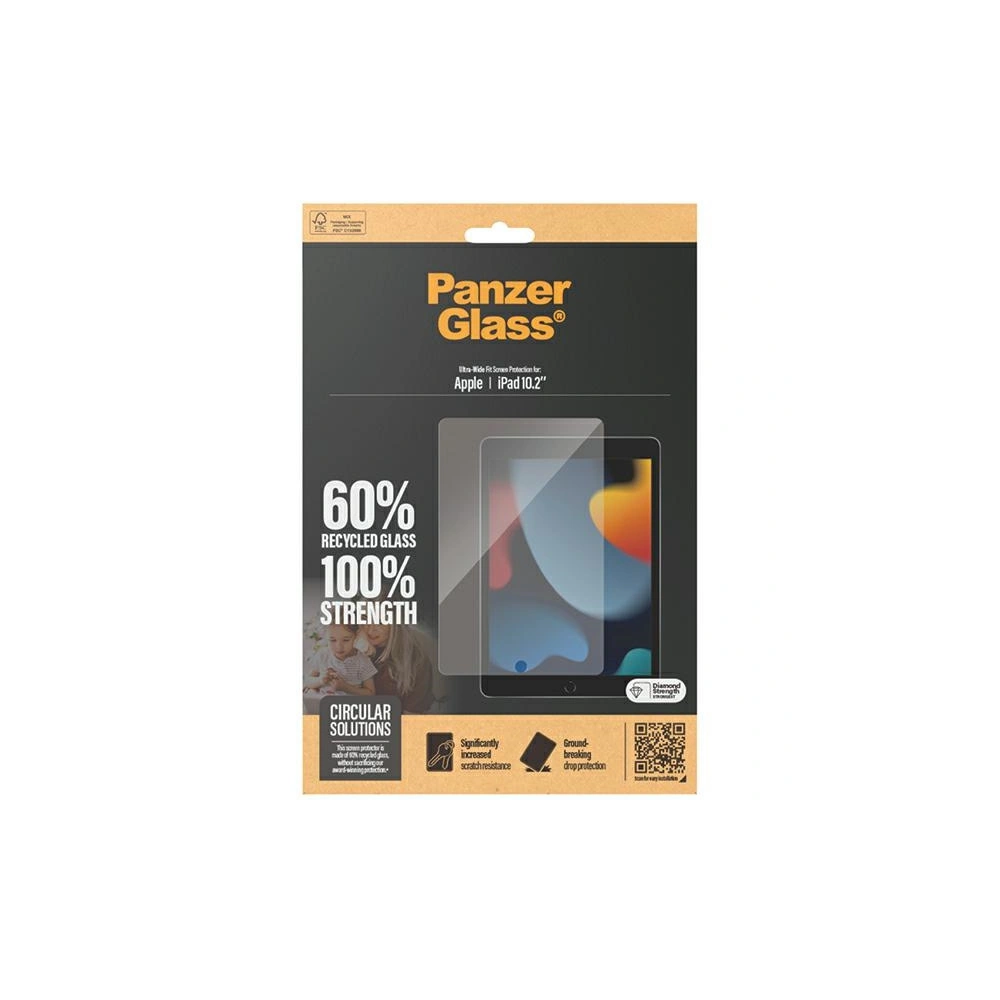 Hurtownia GSM - Gehärtetes Glas PanzerGlass Ultra-Wide Fit Apple iPad 10.2 2019/2020/2021 (7., 8. und 9. Generation) - PZG646 - {ean13} - Hurt