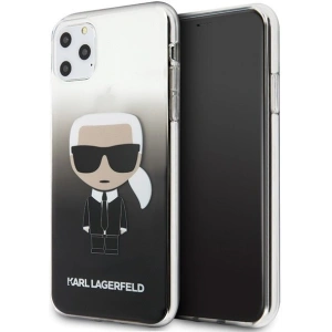 Karl Lagerfeld KLHCN65TRDFKBK iPhone 11 Pro Max czarny/black Gradient Ikonik Karl