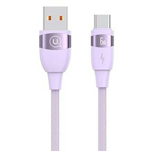 Usams Distributor - 6958444905815 - USA1109 - USAMS U85 US-SJ631 cable USB-A / USB-C 6A 2m Fast Charging purple - B2B homescreen