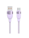 Wholesale USAMS U85 US-SJ631 cable USB-A / USB-C 6A 2m Fast Charging purple - USA1109 - {ean13} - Hurt
