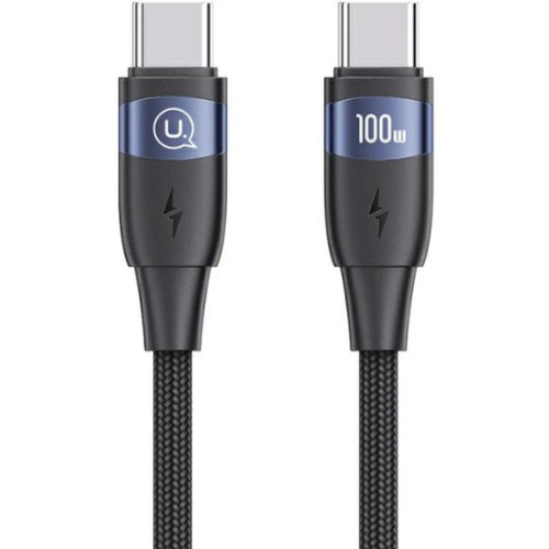Usams Distributor - 6958444905822 - USA1110 - USAMS U85 US-SJ632 cable USB-C / USB-C 100W 1.2m PD Fast Charging black - B2B homescreen