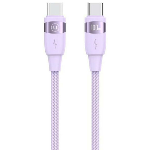 Usams Distributor - 6958444905839 - USA1111 - USAMS U85 US-SJ632 cable USB-C / USB-C 100W 1.2m PD Fast Charging purple - B2B homescreen