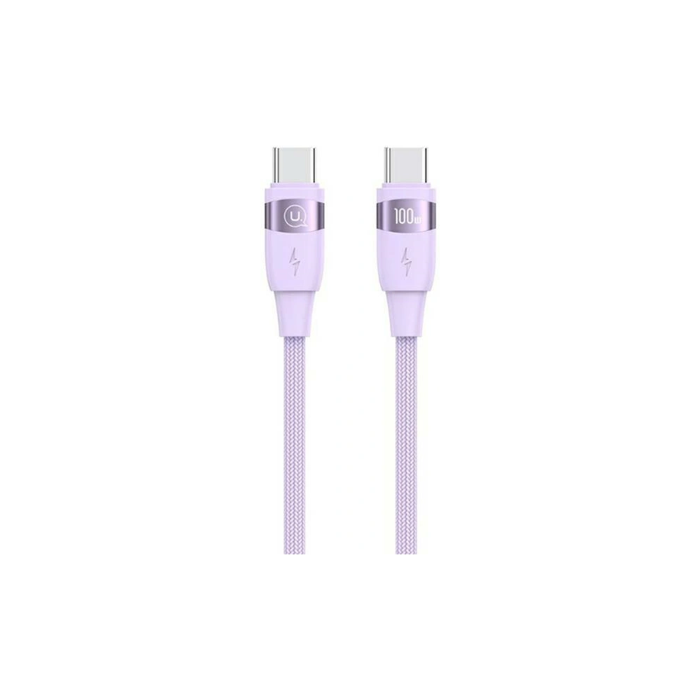 Hurtownia GSM - Kabel USAMS U85 US-SJ632 USB-C / USB-C 100W 1.2m PD Fast Charging fioletowy/purple - USA1111 - {ean13} - Hurt