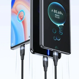 Hurtownia GSM - Kabel USAMS U85 US-SJ632 USB-C / USB-C 100W 1.2m PD Fast Charging fioletowy/purple - USA1111 - {ean13} - Hurt