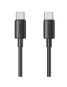 Kabel USAMS YD Series USB-C / USB-C 60W 1m Fast Charging czarny/black