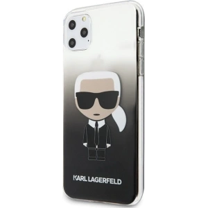Karl Lagerfeld KLHCN65TRDFKBK iPhone 11 Pro Max czarny/black Gradient Ikonik Karl