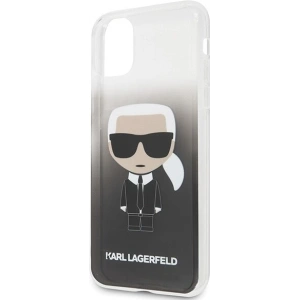Karl Lagerfeld KLHCN65TRDFKBK iPhone 11 Pro Max czarny/black Gradient Ikonik Karl