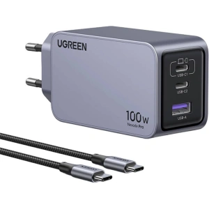 Hurtownia GSM - Síťová nabíječka UGREEN Nexode Pro 100W GaN USB-A, 2xUSB-C šedá - UGR1837 - {ean13} - Hurt