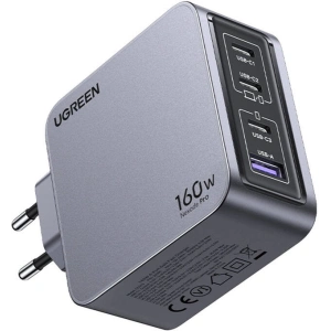 Hurtownia GSM - Síťová nabíječka UGREEN Nexode Pro 160W GaN USB-A, 3xUSB-C šedá - UGR1838 - {ean13} - Hurt