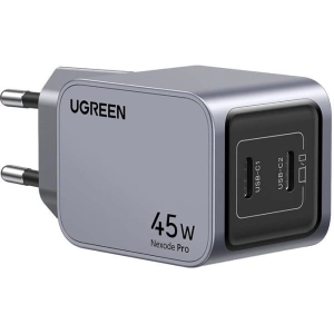 Hurtownia GSM - Síťová nabíječka UGREEN Nexode Pro 45W 2xUSB-C šedá - UGR1840 - {ean13} - Hurt