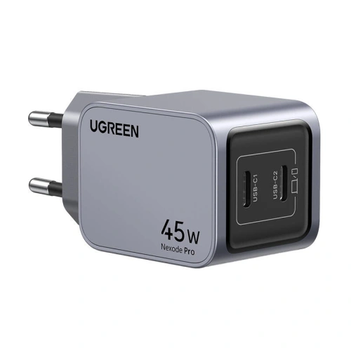 Ładowarka sieciowa UGREEN Nexode Pro 45W 2xUSB-C szara