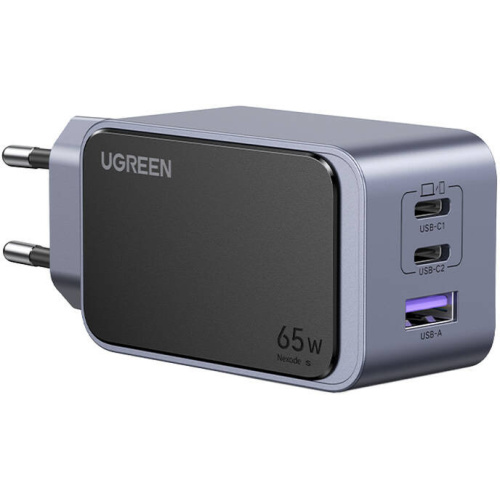 Ugreen Distributor - 6941876230426 - UGR1842 - UGREEN Nexode Air wall charger 65W USB-A, 2xUSB-C grey - B2B homescreen