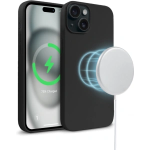 Hurtownia GSM - Etui Crong Color Cover Magnetic Apple iPhone 15 MagSafe czarny - CRG758 - {ean13} - Hurt
