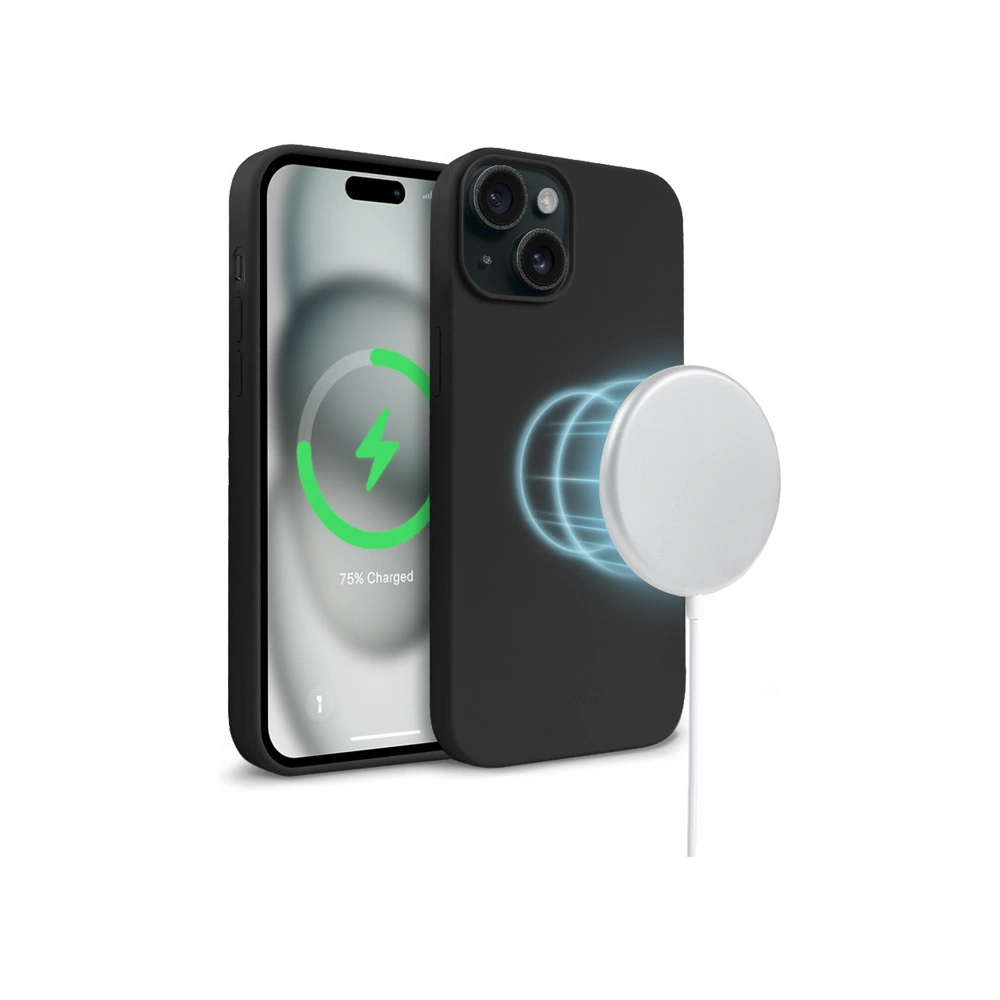 Hurtownia GSM - Etui Crong Color Cover Magnetic Apple iPhone 15 MagSafe fekete - CRG758 - {ean13} - Hurt