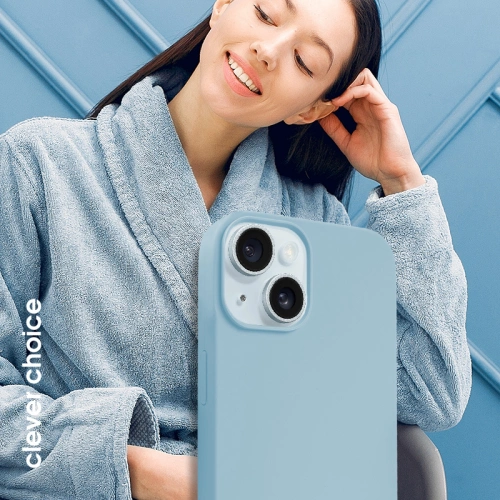 Etui Crong Color Cover Magnetic Apple iPhone 15 MagSafe niebieski